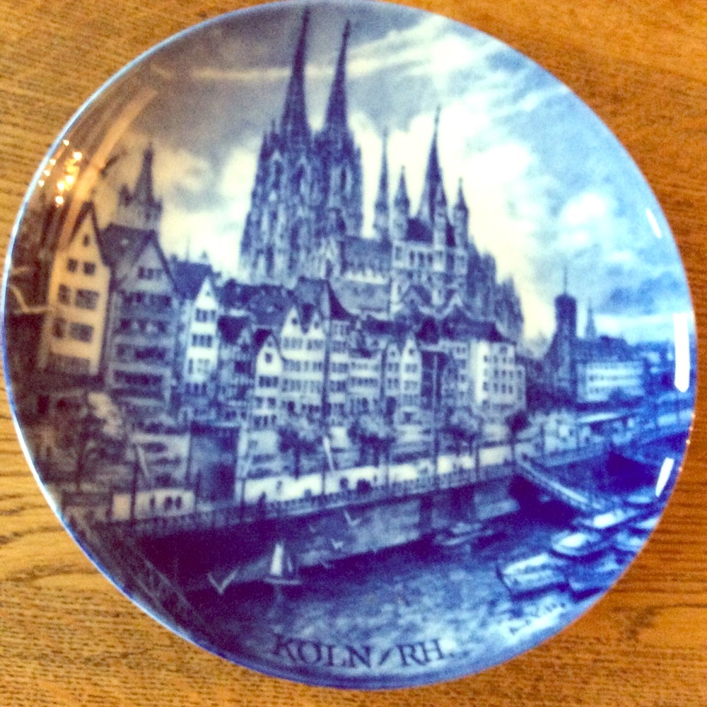 Kaiser Porzellan Köln plate.